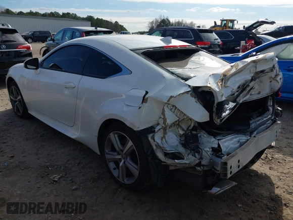 2015 Lexus RC 350 with VIN JTHSE5BC6F5000870, listed as a IAAI auction lot 41148203 with 83,882 mi miles. Bid and sale history available at carsss.com. Image 3.