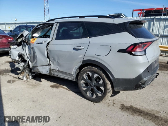 2024 Kia Sportage X-Line with VIN 5XYK6CDF6RG159488, listed as a Copart auction lot 44323165 with Not Provided miles and Salvage Title. Bid and sale history available at carsss.com. Image 2.