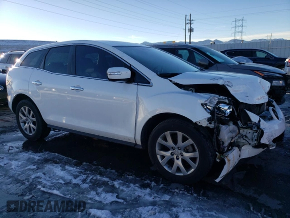 2009 Mazda CX-7 Sport with VIN JM3ER293590222543, listed as a Copart auction lot 87480794 with 136,203 mi miles and Salvage Title. Bid and sale history available at carsss.com. Image 4.