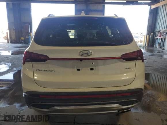 2022 Hyundai Santa Fe SEL with VIN 5NMS3DAJ1NH429508, listed as a Copart auction lot 48584945 with 48,048 mi miles and Salvage Title. Bid and sale history available at carsss.com. Image 6.