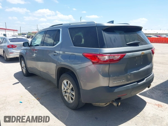 2018 Chevrolet Traverse LT Cloth with VIN 1GNERGKW9JJ253231, listed as a IAAI auction lot 42632505 with 108,673 mi miles and . Bid and sale history available at DreamBid. Image 3.