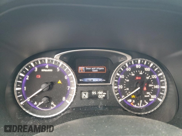 2019 Infiniti QX60 Luxe with VIN 5N1DL0MN1KC535141, listed as a Copart auction lot 52712525 with 95,192 mi miles and Salvage title. Bid and sale history available at DreamBid. Image 9.