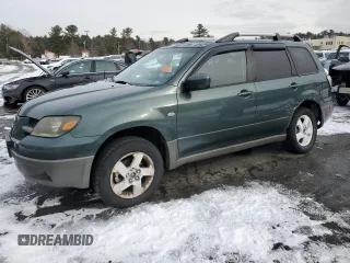 2003 Mitsubishi Outlander XLS with VIN JA4LZ41G63U069000, listed as a Copart auction lot 44529165 with 248,957 mi miles and Salvage Title. Bid and sale history available at carsss.com. Image 1.
