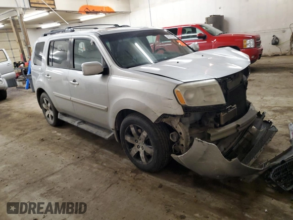 2014 Honda Pilot Touring with VIN 5FNYF4H95EB040840, listed as a Copart auction lot 45274255 with Not Provided miles and Salvage Title. Bid and sale history available at DreamBid. Image 4.