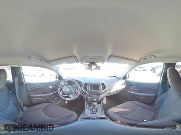 2019 Jeep Cherokee Latitude with VIN 1C4PJLCX3KD129402, listed as a Copart auction lot 43176705 with 100,137 mi miles and Salvage Title. Bid and sale history available at carsss.com. Image 14.
