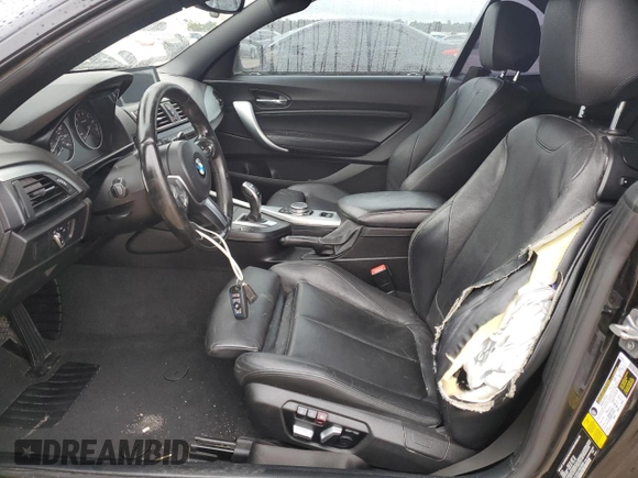 2016 BMW 2 Series M235i with VIN WBA1M1C50GV393966, listed as a Copart auction lot 83044244 with 115,686 mi miles and Salvage Title. Bid and sale history available at carsss.com. Image 7.
