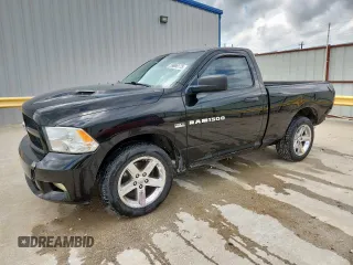 2012 Ram 1500 Express with VIN 3C6JD6ATXCG272924, listed as a Copart auction lot 59686175 with 165,359 mi miles and Salvage title. Bid and sale history available at DreamBid. Image 1.