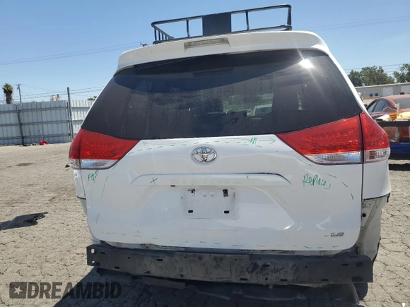 2012 Toyota Sienna LE AAS with VIN 5TDKK3DC4CS217089, listed as a Copart auction lot 64078095 with 266,382 mi miles and Salvage title. Bid and sale history available at DreamBid. Image 6.