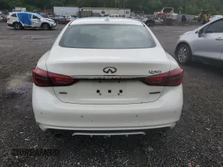 2020 Infiniti Q50 Luxe with VIN JN1EV7AR1LM254054, listed as a Copart auction lot 58151015 with 80,226 mi miles and Salvage title. Bid and sale history available at DreamBid. Image 6.