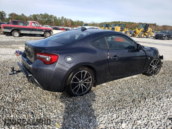2017 Toyota 86 with VIN JF1ZNAA17H8706326, listed as a Copart auction lot 84821124 with 93,159 mi miles and Salvage Title. Bid and sale history available at carsss.com. Image 3.