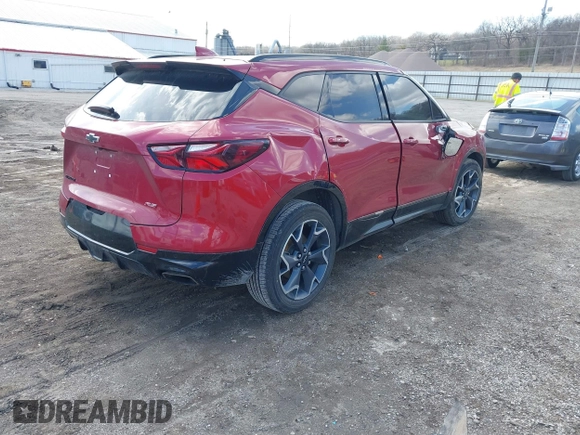 2020 Chevrolet Blazer RS с VIN 3GNKBERS5LS625311, выставлен на аукционе IAAI как лот 41899703 с пробегом 80 473 миль миль и . История ставок и продаж доступна на DreamBid. Изображение 4.