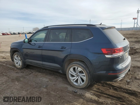 2023 Volkswagen Atlas SE with VIN 1V2HR2CA8PC545024, listed as a Copart auction lot 43775075 with 35,643 mi miles and Salvage title. Bid and sale history available at DreamBid. Image 2.