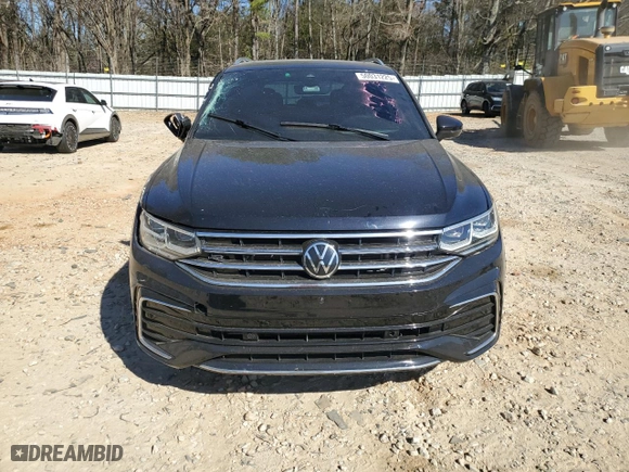 2022 Volkswagen Tiguan SEL R-Line with VIN 3VV4B7AX7NM108752, listed as a Copart auction lot 50031225 with 40,122 mi miles and Non Repairable. Bid and sale history available at carsss.com. Image 5.