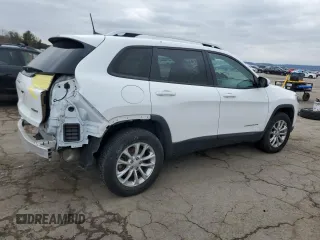 2020 Jeep Cherokee Latitude with VIN 1C4PJMCB7LD651493, listed as a Copart auction lot 45243695 with 80,297 mi miles and Salvage title. Bid and sale history available at DreamBid. Image 3.