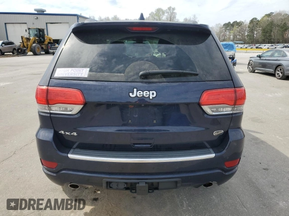 2017 Jeep Grand Cherokee Overland with VIN 1C4RJFCG6HC602413, listed as a Copart auction lot 49641325 with 157,558 mi miles and Salvage Title. Bid and sale history available at carsss.com. Image 6.