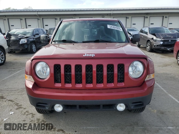 2016 Jeep Patriot Latitude with VIN 1C4NJRFB5GD742252, listed as a Copart auction lot 54364955 with 108,134 mi miles and Salvage title. Bid and sale history available at DreamBid. Image 5.
