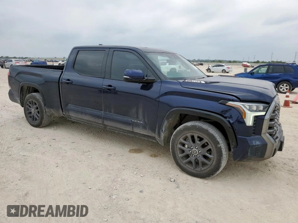2023 Toyota Tundra Platinum Hybrid с VIN 5TFNC5EC2PX002928, выставлен на аукционе Copart как лот 57489745 с пробегом 34 203 миль миль и Чистый • Clean title. История ставок и продаж доступна на DreamBid. Изображение 4.