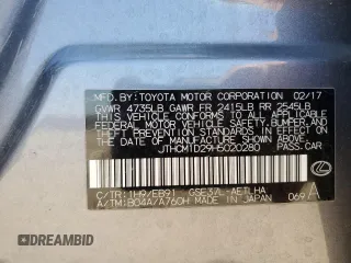 2017 Lexus IS 300 z VIN JTHCM1D29H5020280, wystawiony jako Copart lot #55951085 z przebiegiem 50 503 mil mil oraz Szkody całkowita. Historia ofert i sprzedaży dostępna na DreamBid. Obrazek 12.