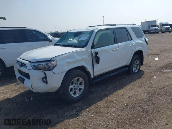 2023 Toyota 4Runner SR5 with VIN JTEMU5JR0P6128872, listed as a IAAI auction lot 41908503 with 47,867 mi miles and . Bid and sale history available at DreamBid. Image 17.