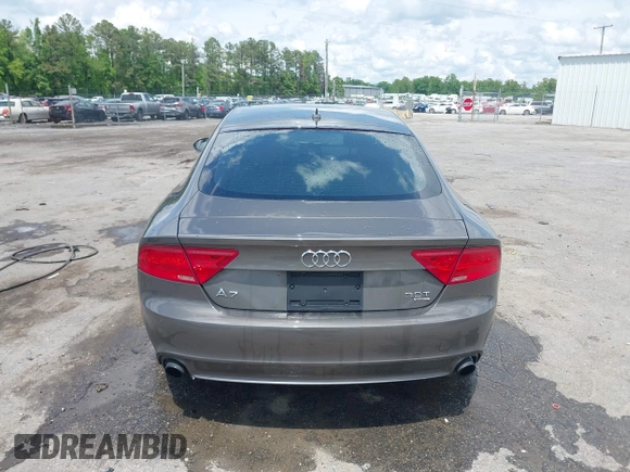 2012 Audi A7 Premium Plus with VIN WAUYGAFC1CN085666, listed as a IAAI auction lot 42177867 with 242,775 mi miles and . Bid and sale history available at DreamBid. Image 16.