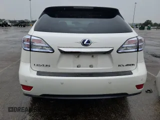2010 Lexus RX 450h with VIN JTJBC1BA0A2400901, listed as a Copart auction lot 58485755 with 209,648 mi miles and Salvage title. Bid and sale history available at DreamBid. Image 6.