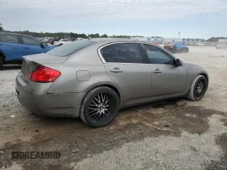 2007 Infiniti G35 Journey with VIN JNKBV61E67M725255, listed as a Copart auction lot 76251064 with 214,985 mi miles and Salvage Title. Bid and sale history available at DreamBid. Image 3.