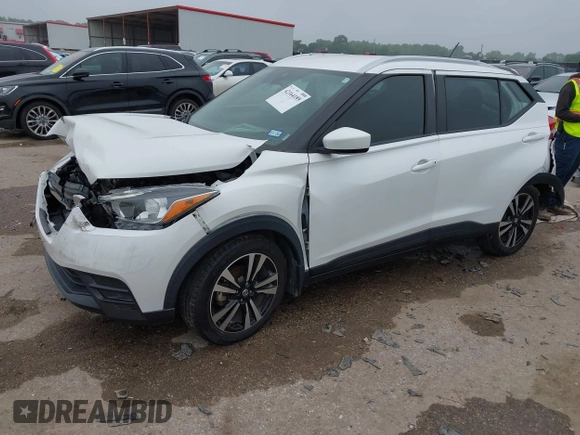 2020 Nissan Kicks SV with VIN 3N1CP5CV9LL500956, listed as a IAAI auction lot 42164189 with 51,678 mi miles and . Bid and sale history available at DreamBid. Image 17.