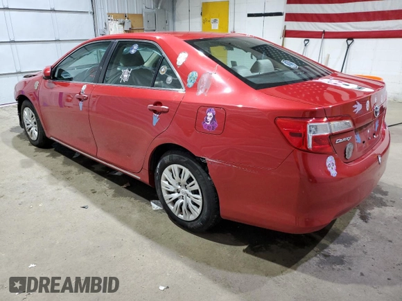 2013 Toyota Camry L with VIN 4T4BF1FK9DR288204, listed as a Copart auction lot 49814625 with 81,741 mi miles and Salvage Title. Bid and sale history available at DreamBid. Image 2.