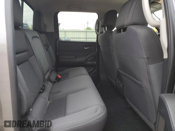 2025 Nissan Frontier SV with VIN 1N6ED1FK9SN615898, listed as a Copart auction lot 56761655 with 2,367 mi miles and Salvage title. Bid and sale history available at DreamBid. Image 10.