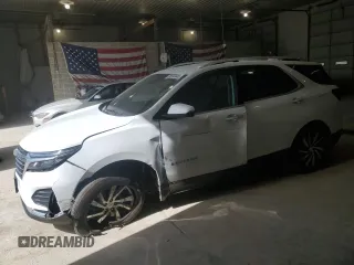 2022 Chevrolet Equinox Premier z VIN 3GNAXXEV2NS196012, wystawiony jako Copart lot #56597445 z przebiegiem 32 096 mil mil oraz Szkoda całkowita • Salvage title. Historia ofert i sprzedaży dostępna na DreamBid. Obrazek 1.