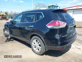 2015 Nissan Rogue SL with VIN 5N1AT2MV0FC767735, listed as a IAAI auction lot 41952625 with 134,870 mi miles and . Bid and sale history available at carsss.com. Image 3.