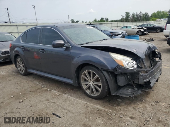 2013 Subaru Legacy Premium with VIN 4S3BMBG64D3040685, listed as a Copart auction lot 59692315 with Not provided miles and Salvage title. Bid and sale history available at DreamBid. Image 4.