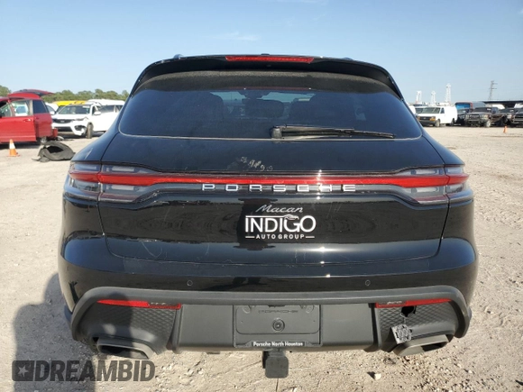 2025 Porsche Macan with VIN WP1AA2A55SLB00084, listed as a Copart auction lot 48284515 with 2,997 mi miles and Salvage title. Bid and sale history available at DreamBid. Image 6.