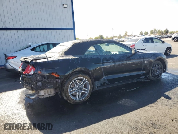 2023 Ford Mustang GT Premium with VIN 1FATP8FF7P5109562, listed as a Copart auction lot 62118265 with 51,774 mi miles and Clean title. Bid and sale history available at DreamBid. Image 3.