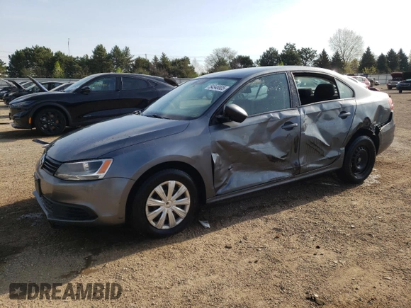 2012 Volkswagen Jetta S with VIN 3VW2K7AJ3CM309060, listed as a Copart auction lot 54548805 with 121,920 mi miles and Salvage title. Bid and sale history available at DreamBid. Image 1.