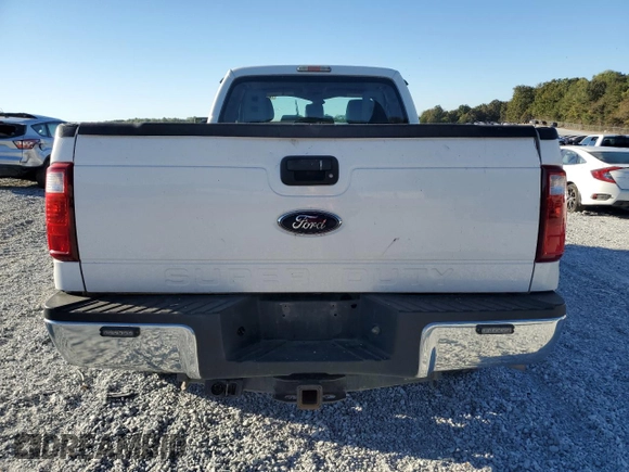 2016 Ford Super Duty F-250 SRW XLT with VIN 1FT7X2BT8GEC95293, listed as a Copart auction lot 76725444 with 0 mi miles and Salvage Title. Bid and sale history available at carsss.com. Image 6.