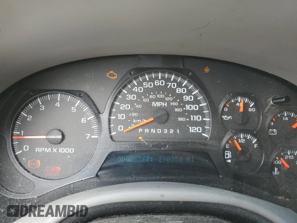 2006 Chevrolet TrailBlazer LS with VIN 1GNDS13S962307489, listed as a Copart auction lot 51295545 with 290,358 mi miles and Salvage Title. Bid and sale history available at DreamBid. Image 9.