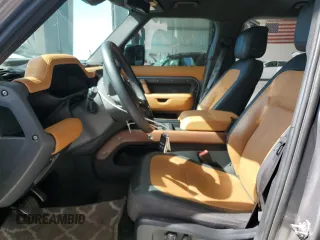 2023 Land Rover Defender X with VIN SALEX7EU6P2147792, listed as a Copart auction lot 62846635 with 78,333 mi miles and Salvage title. Bid and sale history available at DreamBid. Image 7.