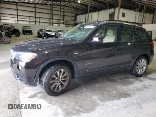 2015 BMW X3 xDrive28i with VIN 5UXWX9C5XF0D59643, listed as a Copart auction lot 54553515 with 76,729 mi miles and Salvage Title. Bid and sale history available at DreamBid. Image 1.
