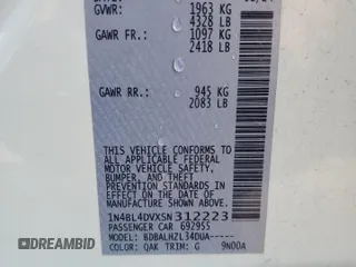 2025 Nissan Altima SV z VIN 1N4BL4DVXSN312223, wystawiony jako Copart lot #60617385 z przebiegiem 16 403 mil mil oraz Czysty tytuł • Clean title. Historia ofert i sprzedaży dostępna na DreamBid. Obrazek 12.