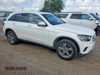 2022 Mercedes-Benz GLC 300 with VIN W1N0G8DB0NG093759, listed as a Copart auction lot 59327285 with 52,095 mi miles and Salvage title. Bid and sale history available at DreamBid. Image 4.
