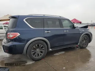 2018 Nissan Armada SV with VIN JN8AY2ND4J9054911, listed as a Copart auction lot 83468624 with 0 mi miles and Clean Title. Bid and sale history available at carsss.com. Image 3.