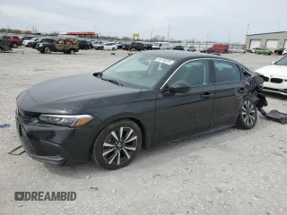 2023 Honda Civic Sedan EX with VIN 2HGFE1F79PH301489, listed as a Copart auction lot 49776375 with 20,175 mi miles and Salvage Title. Bid and sale history available at carsss.com. Image 1.