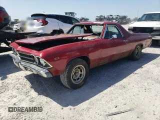 1969 Chevrolet El Camino z VIN 136809K445629, wystawiony jako Copart lot #57011525 z przebiegiem Nie podano mil oraz Szkody całkowita. Historia ofert i sprzedaży dostępna na DreamBid. Obrazek 1.