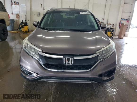 2015 Honda CR-V EX-L with VIN 2HKRM3H7XFH538120, listed as a Copart auction lot 54557955 with 71,858 mi miles and Salvage Title. Bid and sale history available at carsss.com. Image 5.