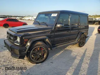 2017 Mercedes-Benz G-Class AMG G 63 with VIN WDCYC7DFXHX276880, listed as a Copart auction lot 76984264 with 91,955 mi miles and Salvage Title. Bid and sale history available at carsss.com. Image 1.