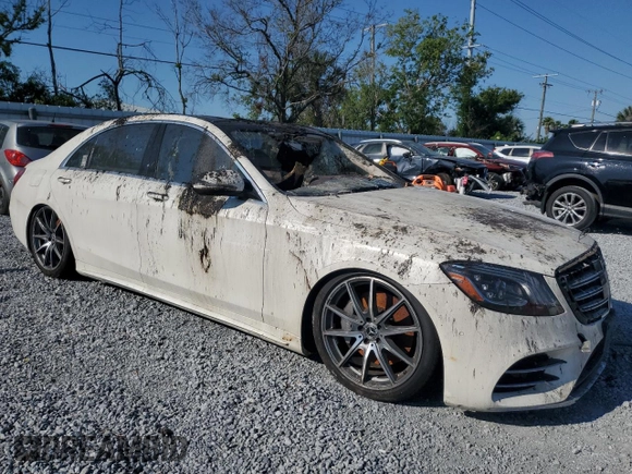2018 Mercedes-Benz S 560 with VIN WDDUG8GB3JA406262, listed as a Copart auction lot 50542265 with Not Provided miles and Salvage Title. Bid and sale history available at carsss.com. Image 4.