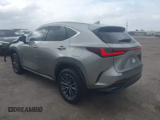 2025 Lexus NX 250 with VIN 2T2ADCAZ4SC024801, listed as a IAAI auction lot 41727939 with 77 mi miles and . Bid and sale history available at DreamBid. Image 3.