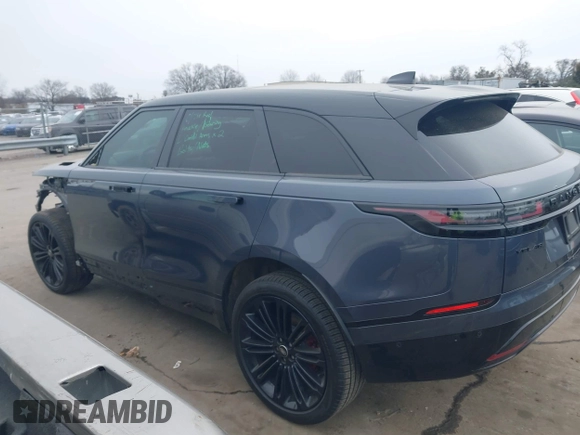 2025 Land Rover Range Rover Velar Dynamic SE with VIN SALYL2EX9SA398049, listed as a IAAI auction lot 41375784 with 7,985 mi miles and . Bid and sale history available at DreamBid. Image 14.