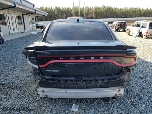 2017 Dodge Charger SE with VIN 2C3CDXBGXHH575478, listed as a Copart auction lot 49606985 with 183,409 mi miles and Salvage Title. Bid and sale history available at carsss.com. Image 6.